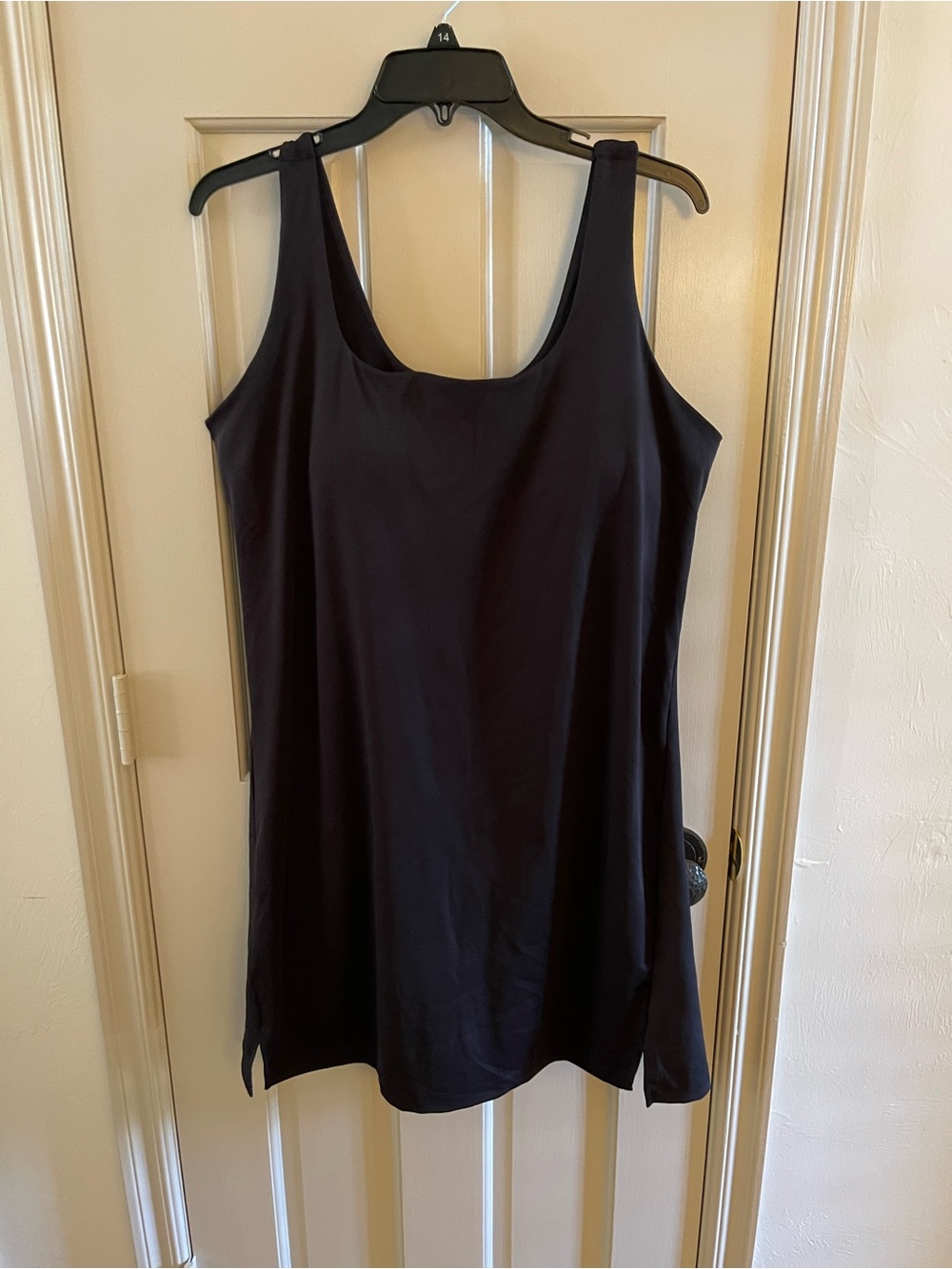 Old Navy Black Scoop Neck Mini Tank Dress